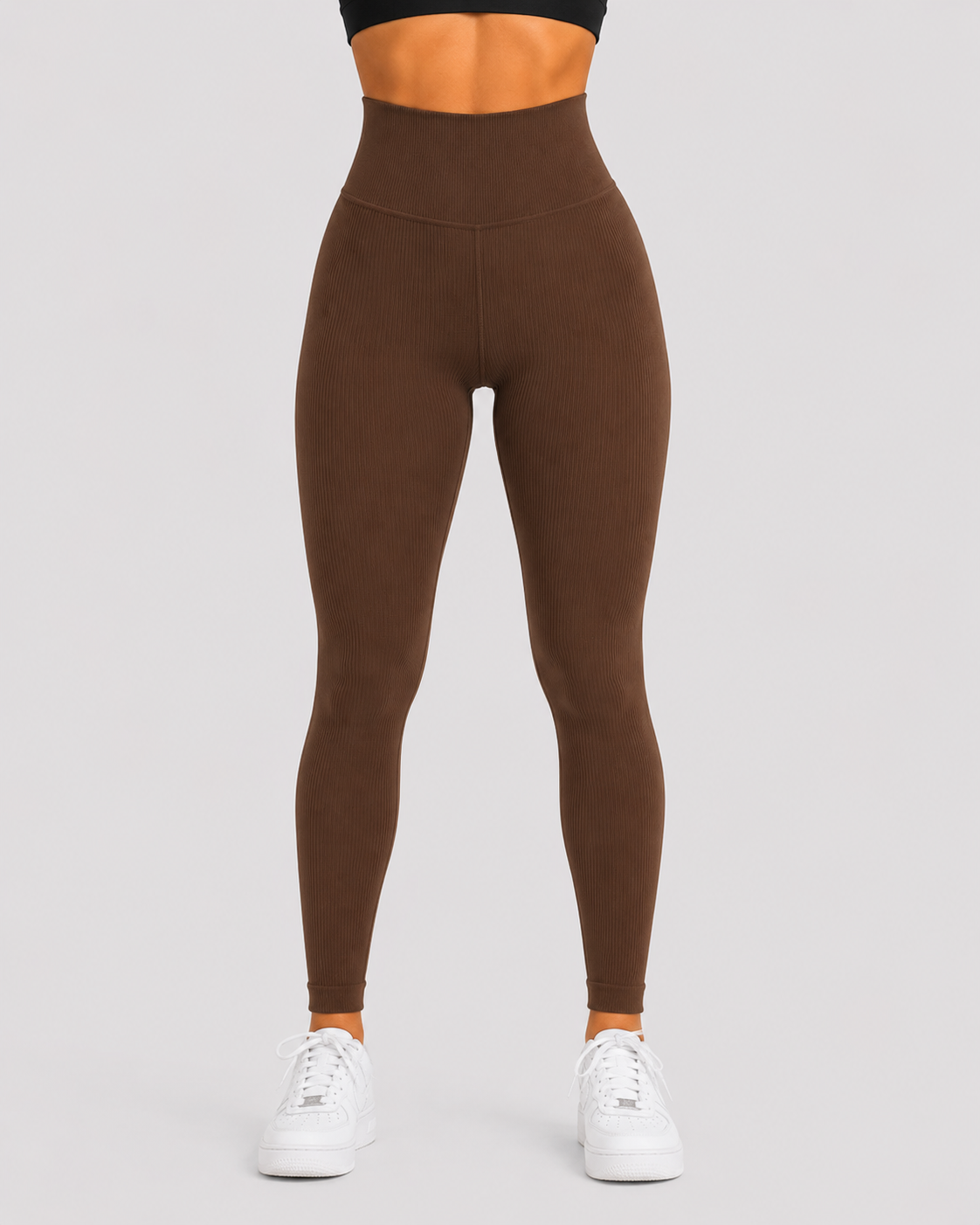 Ribbed Sculpt Leggings High-waisted sculpting fit