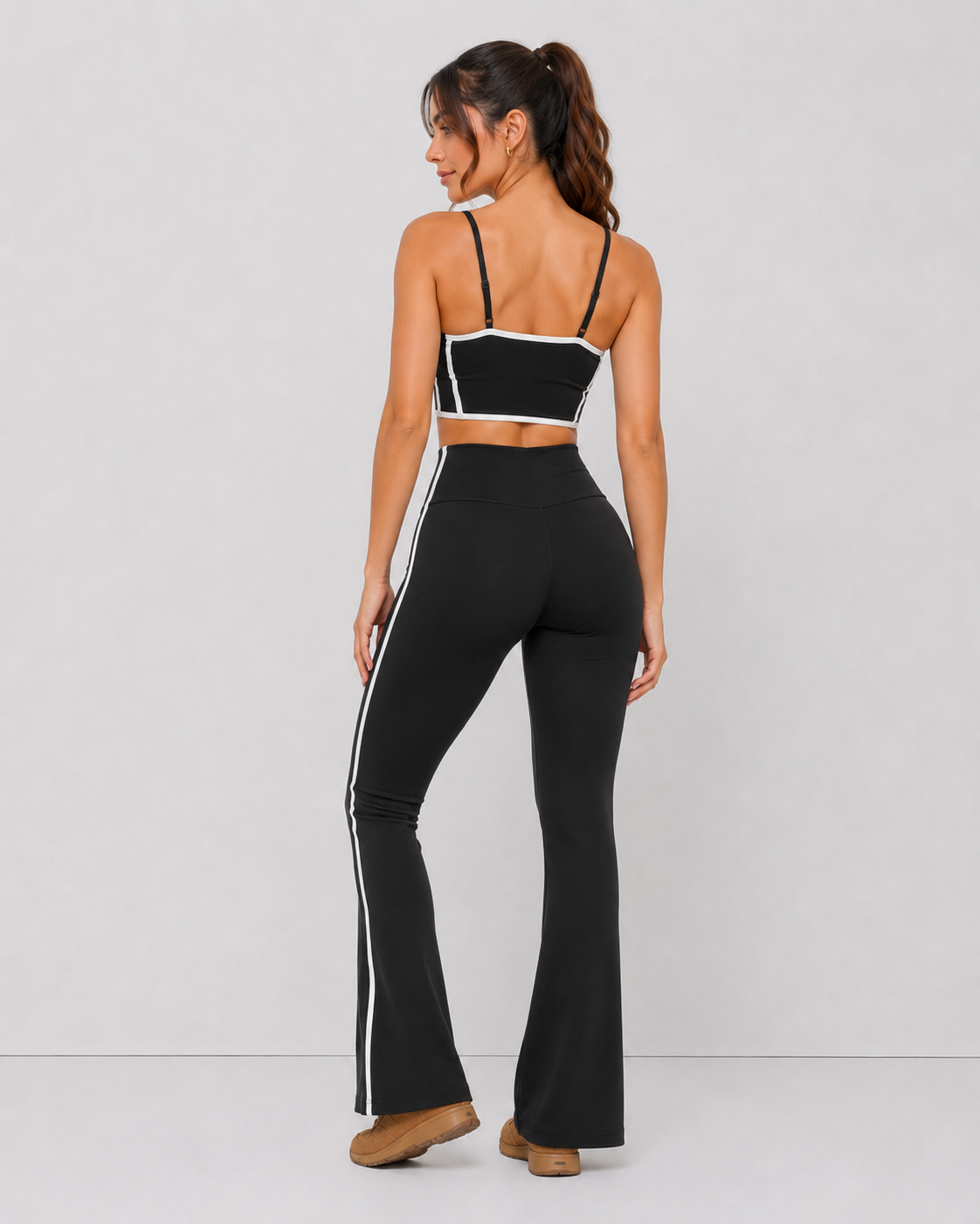 Flare Sculpt Leggings High-waisted flare-leg design