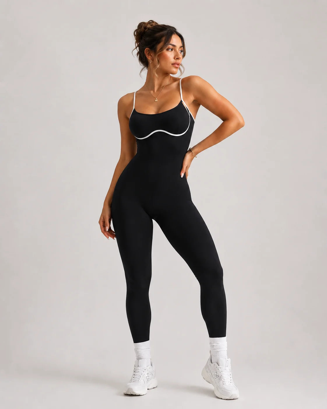 Seamless Body Shaping Yoga Jumpsuit Backless Fitness Romper
