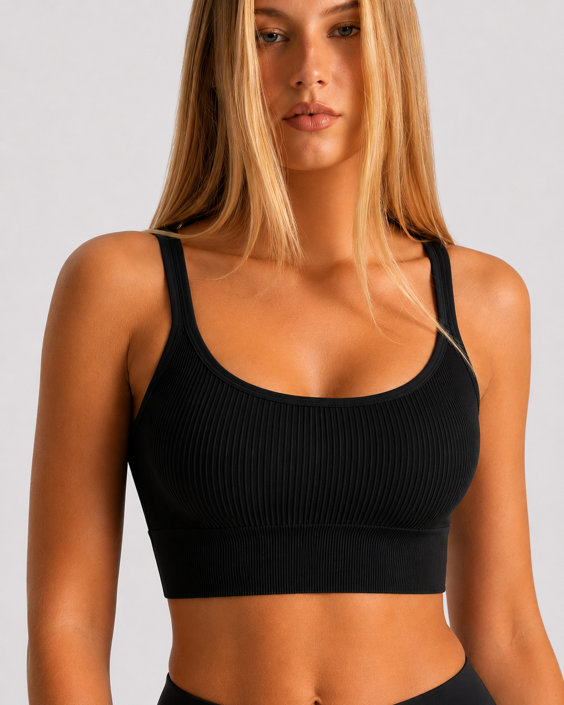 Sculpt Square Top Elegant square neckline design