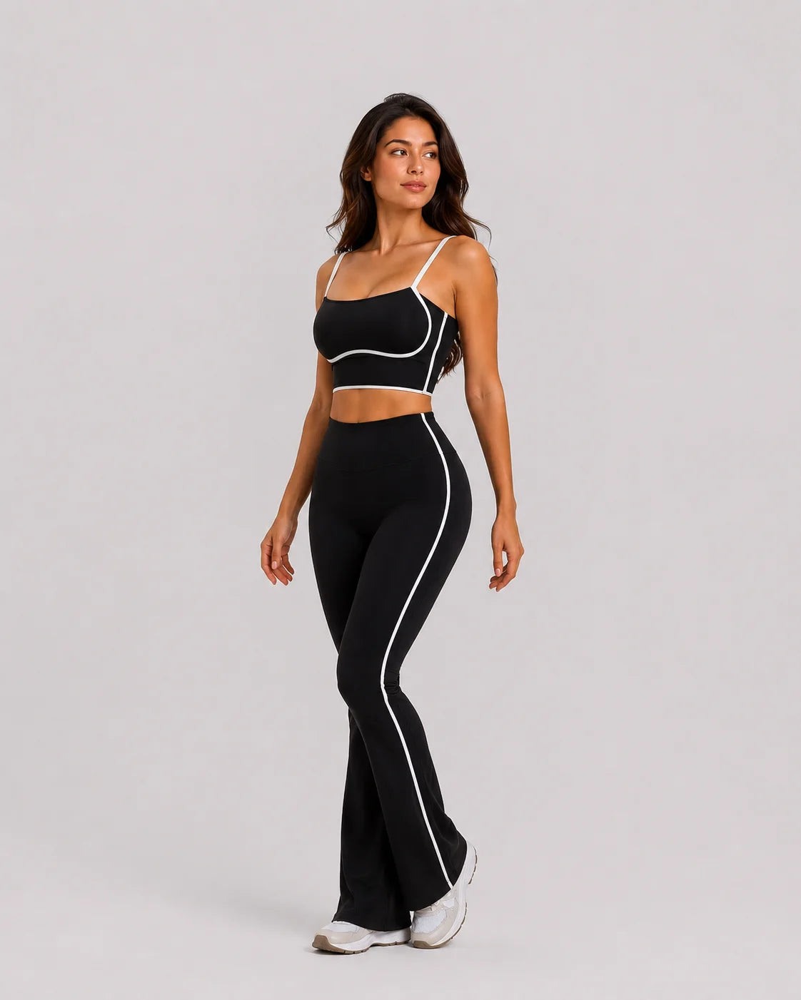 Flare Sculpt Leggings High-waisted flare-leg design