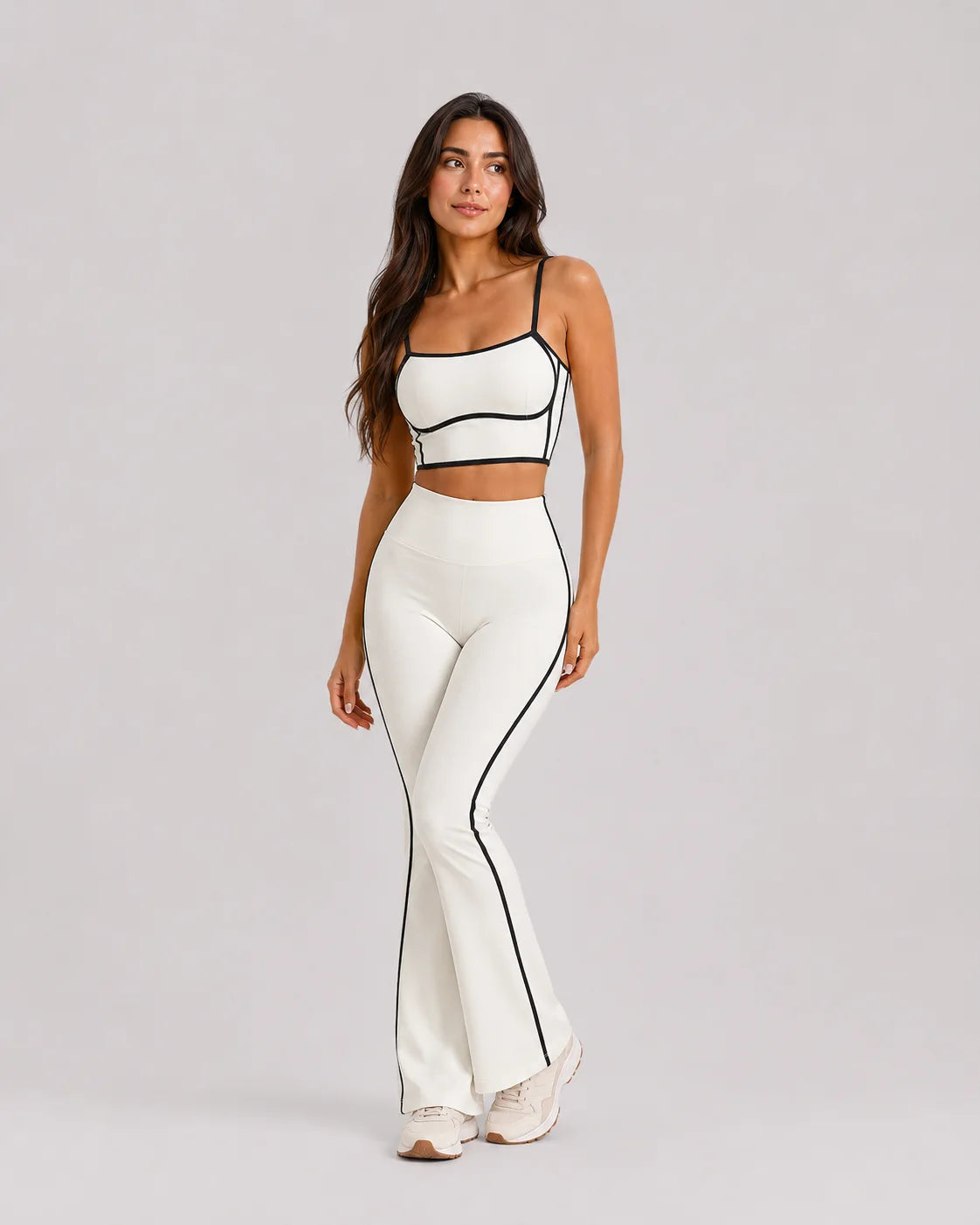 Flare Sculpt Leggings High-waisted flare-leg design